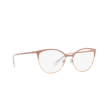 Emporio Armani EA1087 Korrektionsbrillen 3167 shiny pink & rose gold - Produkt-Miniaturansicht 2/3