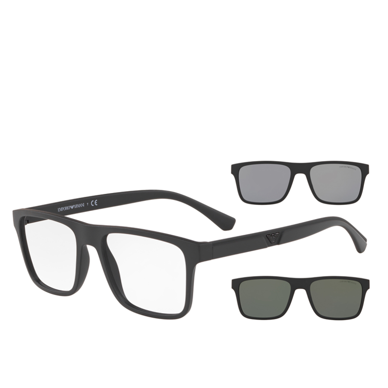 Occhiali da vista Emporio Armani EA4115 58011W matte black - 4/4