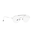 Giorgio Armani® Round Eyeglasses: AR5066 color Silver / Matte Black 3015 - product thumbnail 2/3.