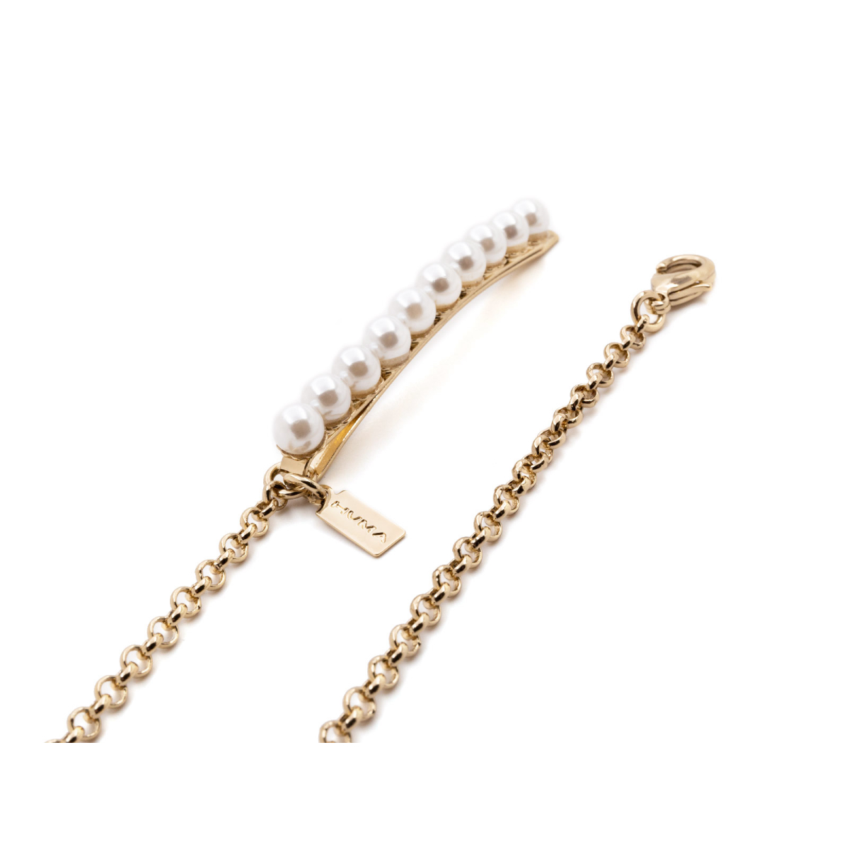 Huma® Accessories: Earring Pearls Clip Hair color Gold E31 - product thumbnail 1/3.