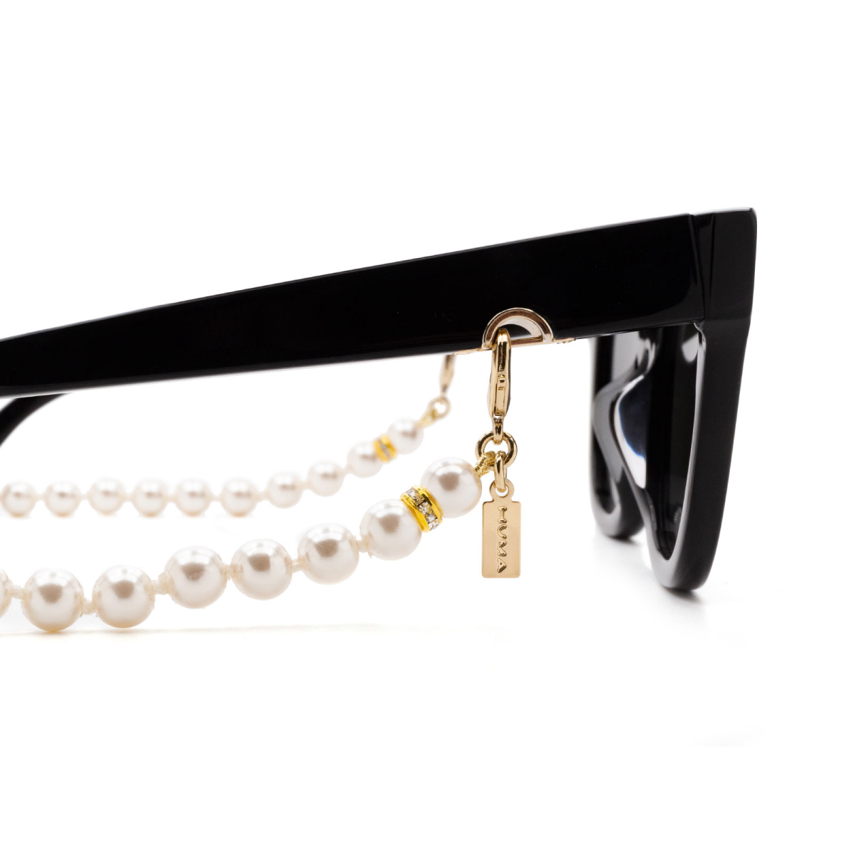 Huma® Accessories: Pearls Chain color White P01 - 3/3.