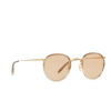 Oliver Peoples® Round Eyeglasses: Mp-2 OV1104 color Military Vsb / 18k Gold Plated 5287 - product thumbnail 2/3.