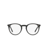 Oliver Peoples® Round Eyeglasses: O'malley OV5183 color Black Semi Matte 1465 - product thumbnail 1/3.