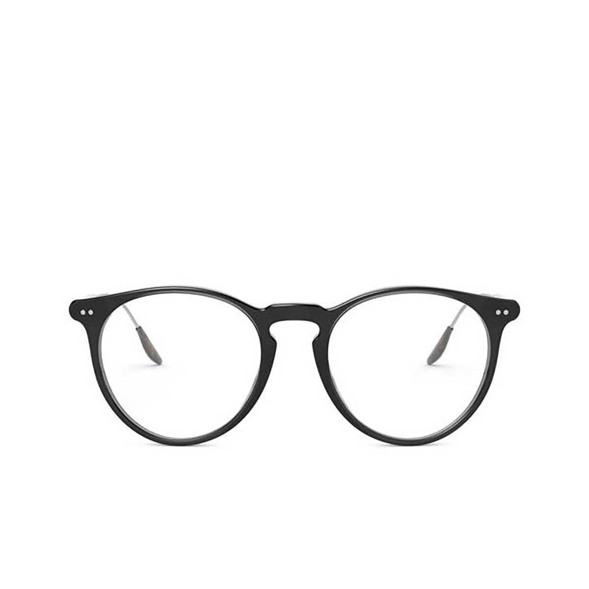 Ralph Lauren RL6195P Eyeglasses 5536 SHINY DARK TRANSPARENT GREY - front view