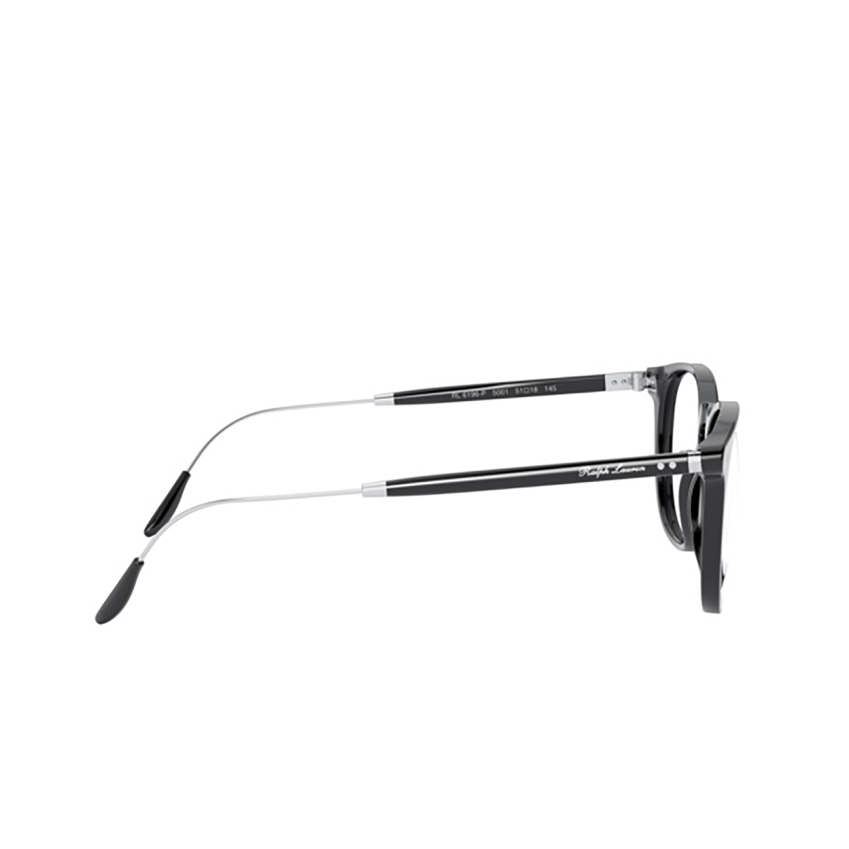 Ralph Lauren® Square Eyeglasses: RL6196P color Shiny Black 5001 - product thumbnail 3/3.