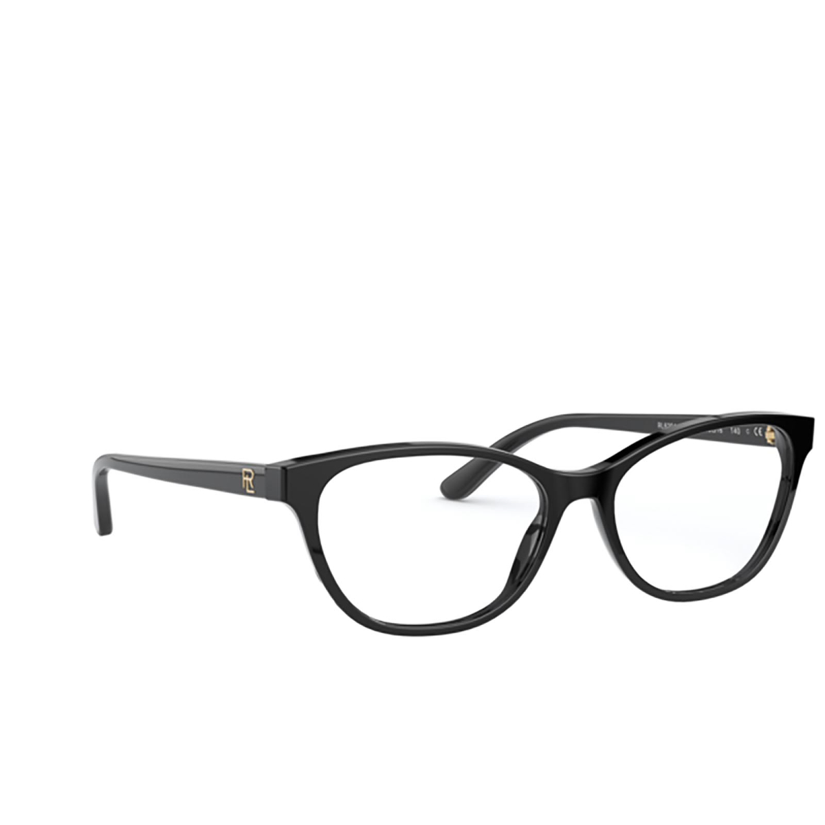 Ralph Lauren RL6204 Eyeglasses 5001 Shiny Black - three-quarters view