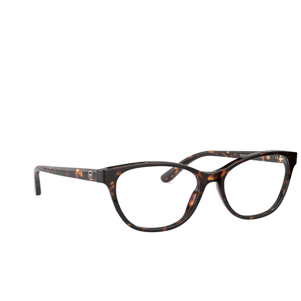 Ralph Lauren RL6204 Eyeglasses 5003 Shiny Dark Havana - three-quarters view