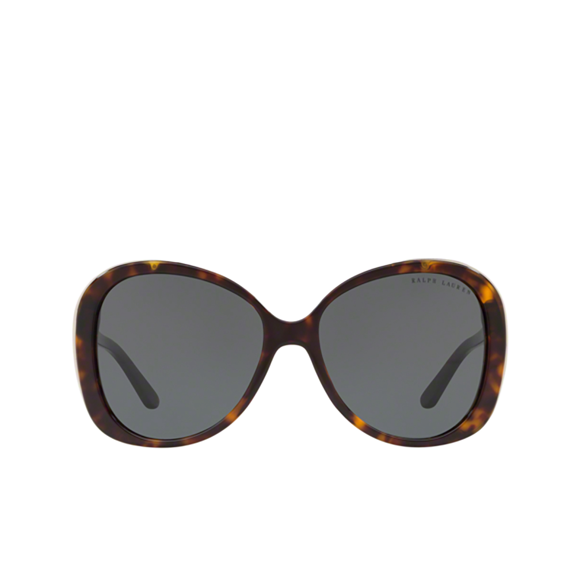 Ralph Lauren® Butterfly Sunglasses: RL8166 color Shiny Dark Havana 500387 - front view.