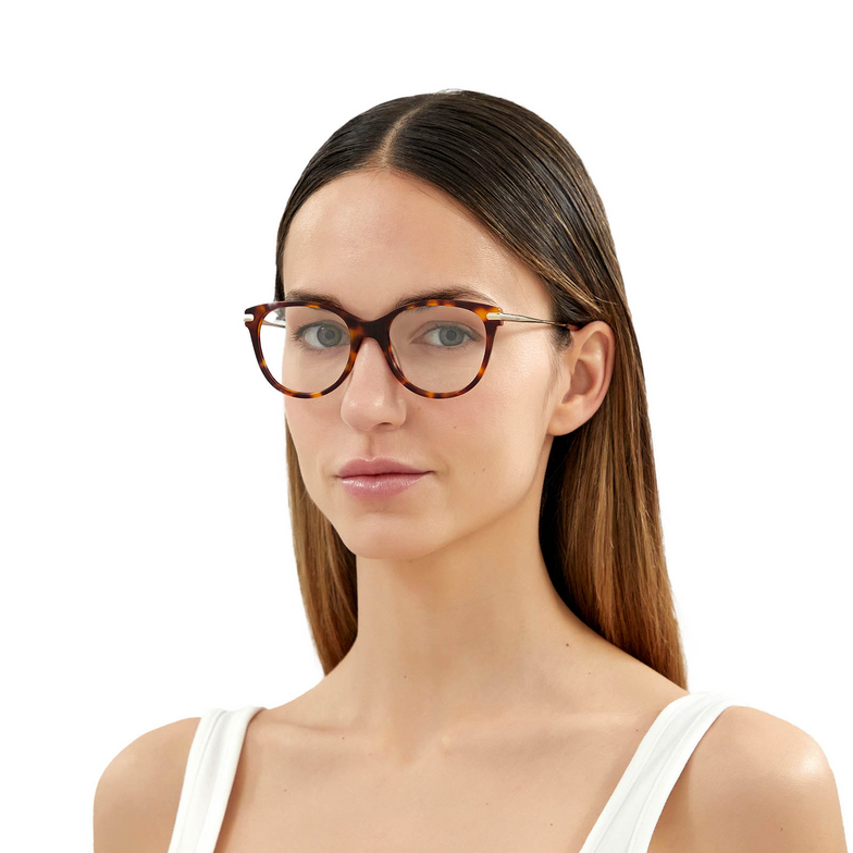 Chloé CH0058O cateye Eyeglasses 001 havana - 5/5