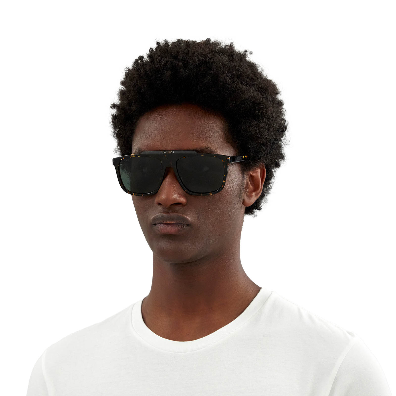 Gucci® Square Sunglasses: GG1039S color Havana 002 - 4/4.