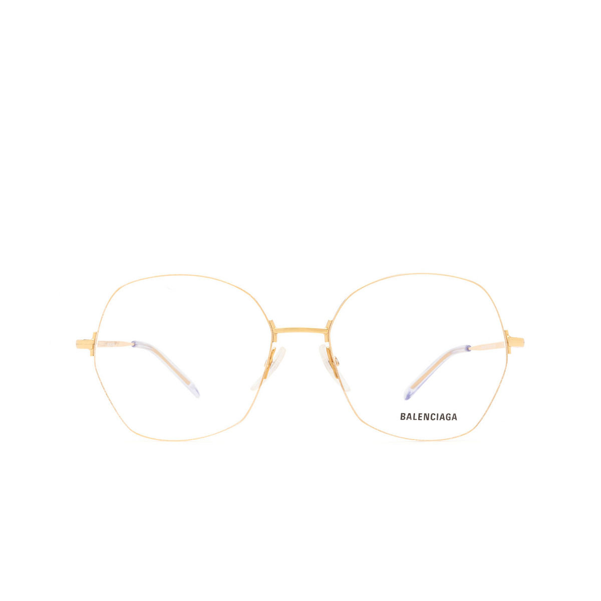 Balenciaga BB0014O Eyeglasses 003 Gold - front view