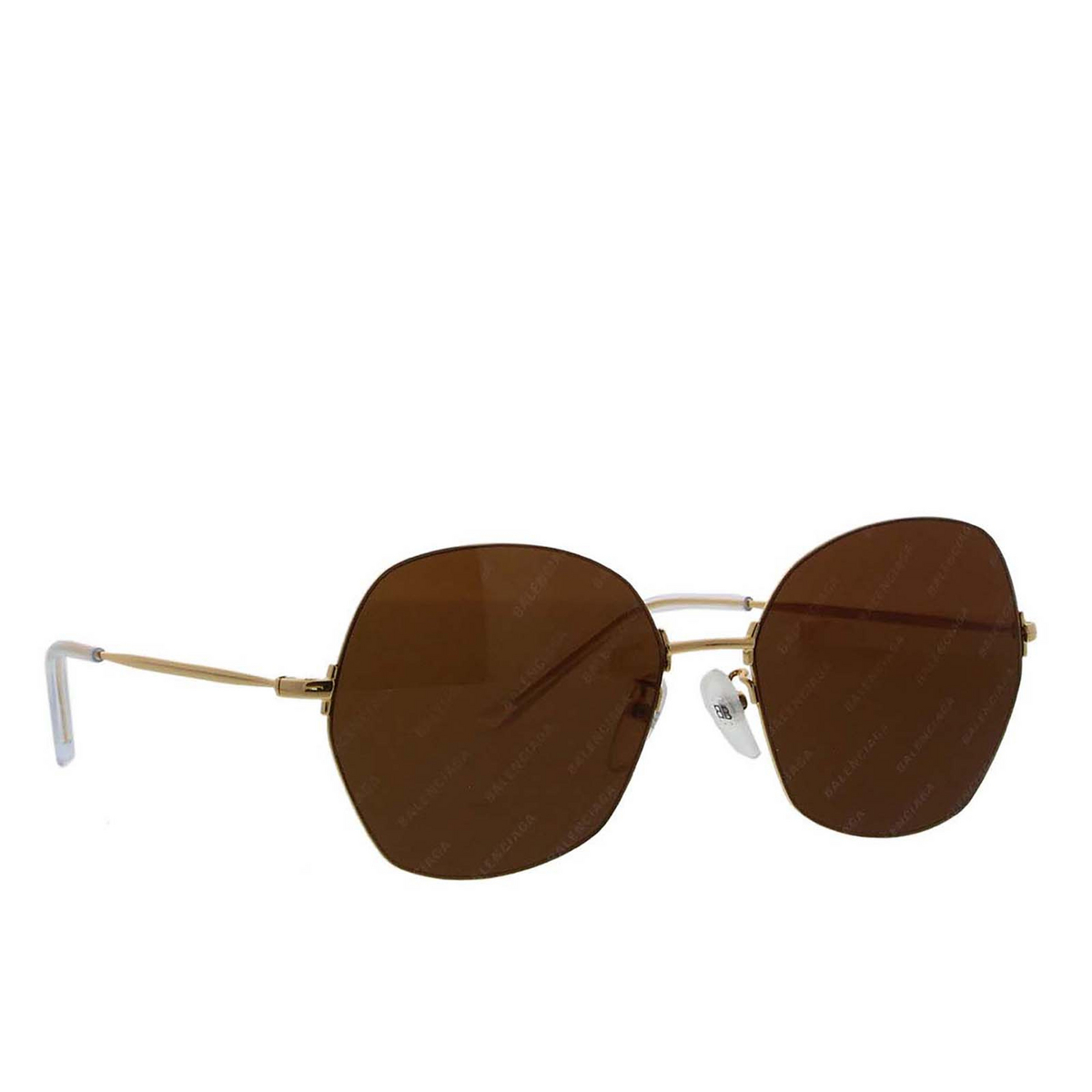 Balenciaga® Irregular Sunglasses: BB0014S color 005 Gold - 2/3
