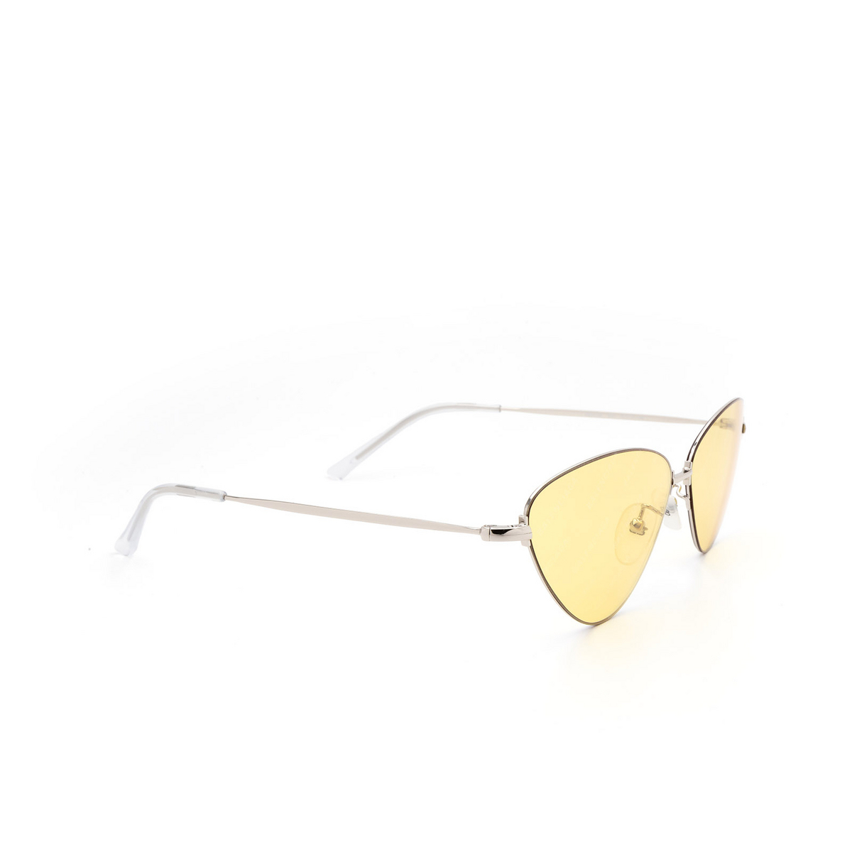 Balenciaga® Irregular Sunglasses: BB0015S color 007 Silver - 2/3