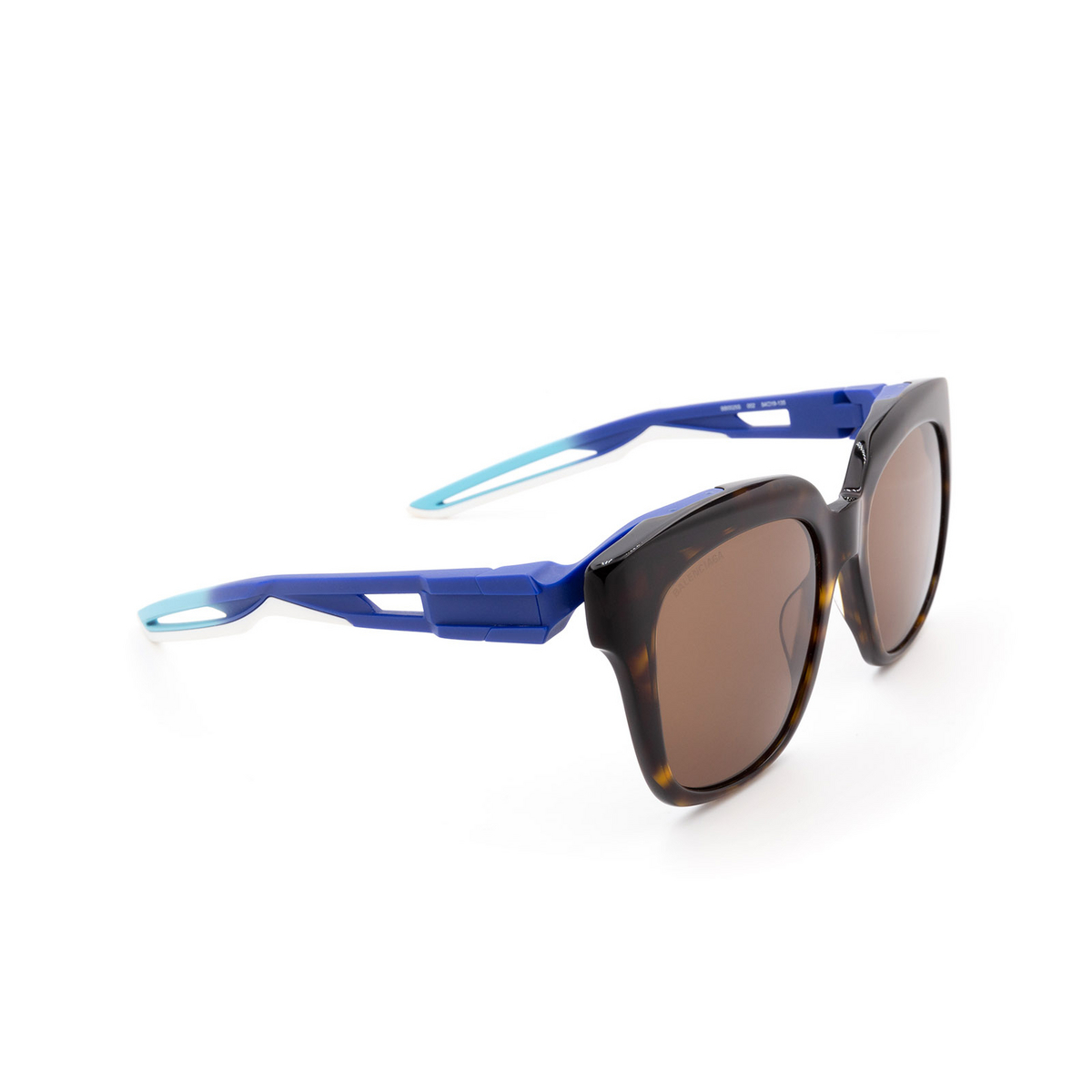 Balenciaga® Butterfly Sunglasses: BB0025S color Havana 002 - product thumbnail 2/3.