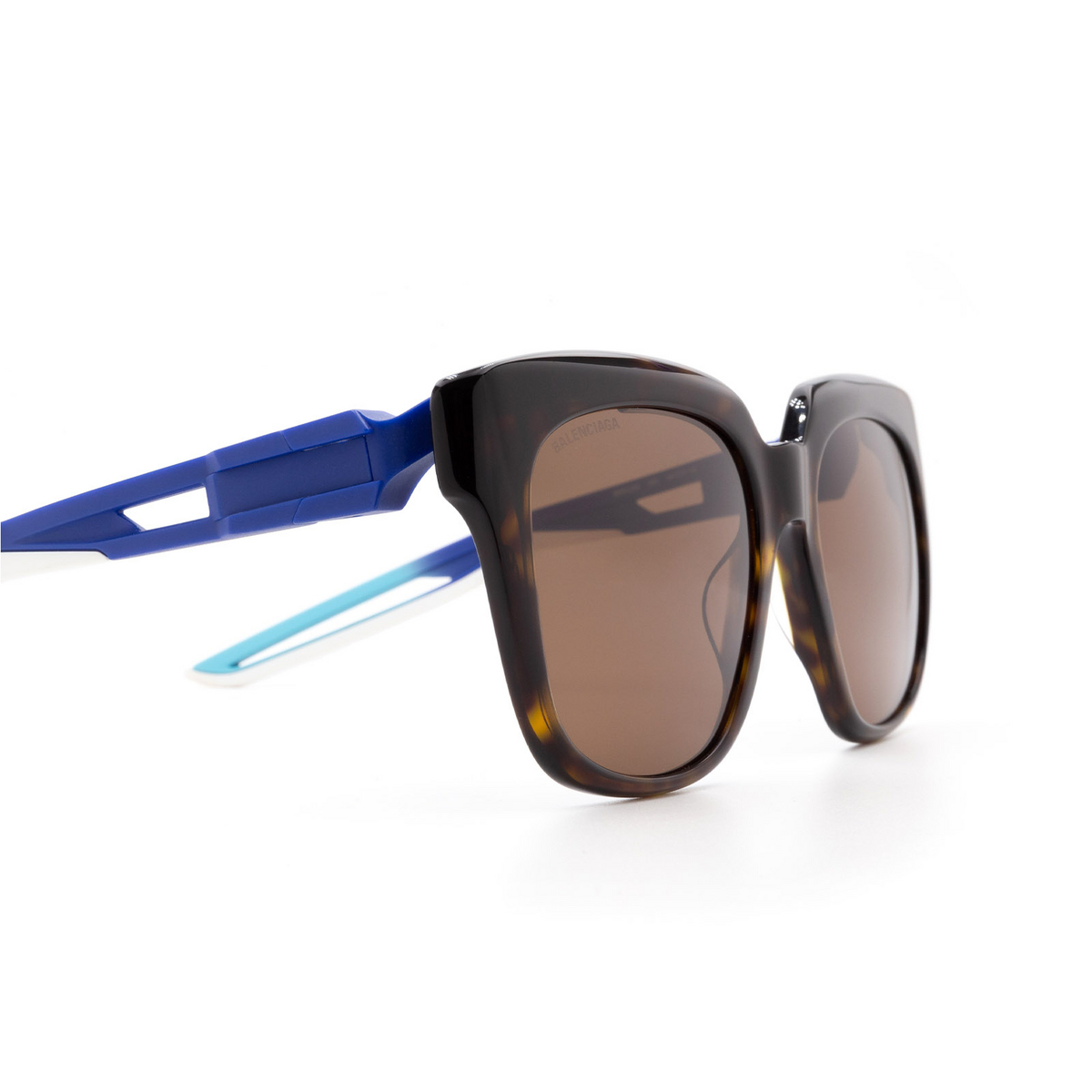 Balenciaga® Butterfly Sunglasses: BB0025S color Havana 002 - 3/3.