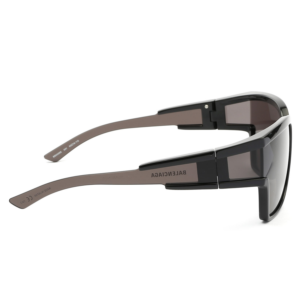 Balenciaga® Butterfly Sunglasses: BB0039S color 001 Black - product thumbnail 4/4