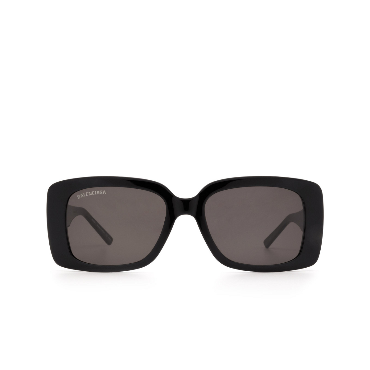 Balenciaga® Rectangle Sunglasses: BB0048S color 001 Black - product thumbnail 1/3