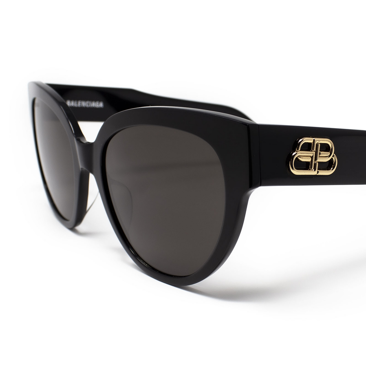 Balenciaga® Butterfly Sunglasses: BB0050S color Black 001 - 4/4.