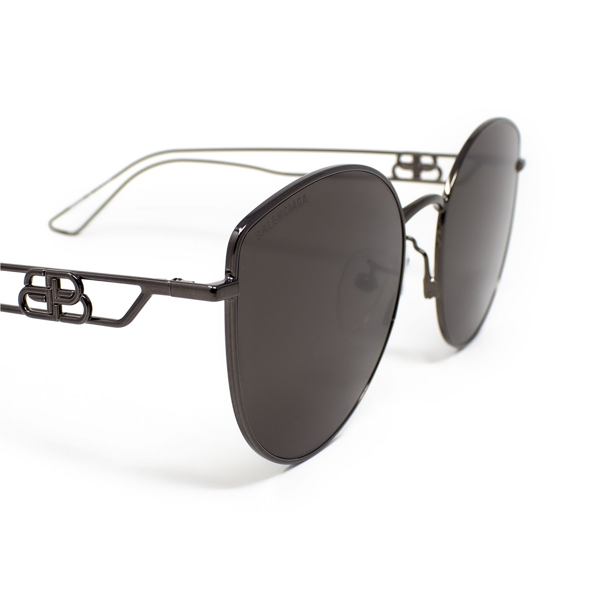 Balenciaga® Butterfly Sunglasses: BB0059SK color 001 Grey - product thumbnail 3/3
