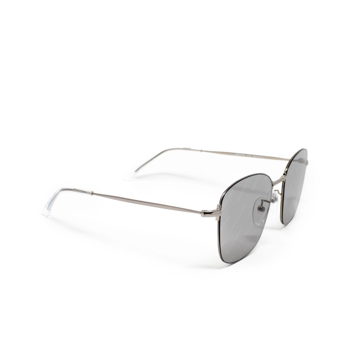Balenciaga® Square Sunglasses: BB0061SK color 004 Ruthenium - product thumbnail 2/3