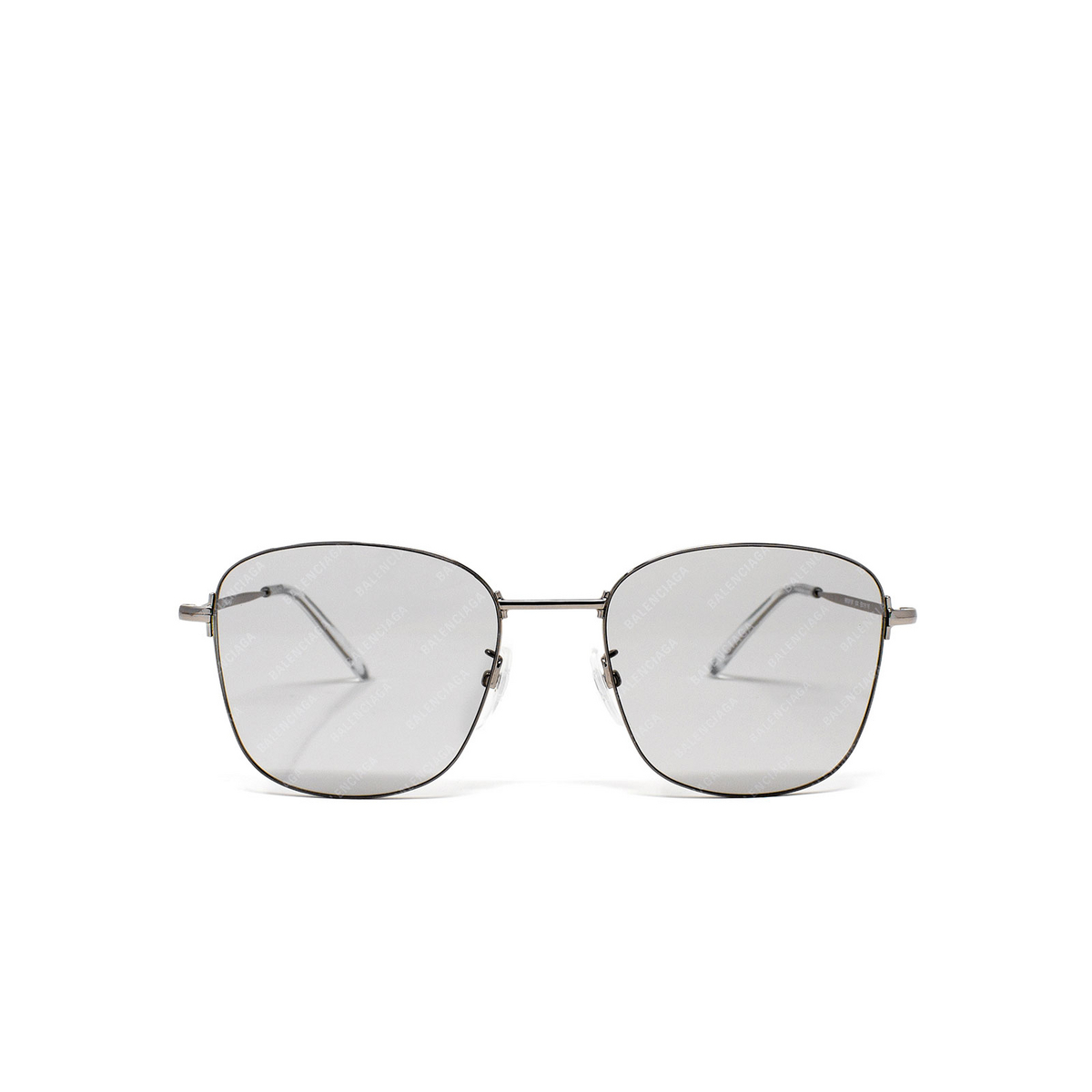 Balenciaga® Square Sunglasses: BB0061SK color 004 Ruthenium - product thumbnail 1/3