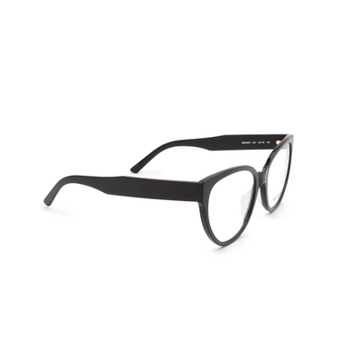 Balenciaga BB0064O Korrektionsbrillen 001 black - Dreiviertelansicht