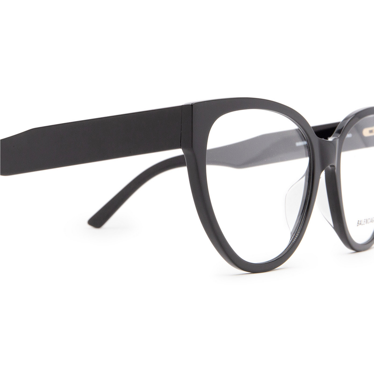 Balenciaga® Butterfly Eyeglasses: BB0064O color Black 001 - product thumbnail 4/4.