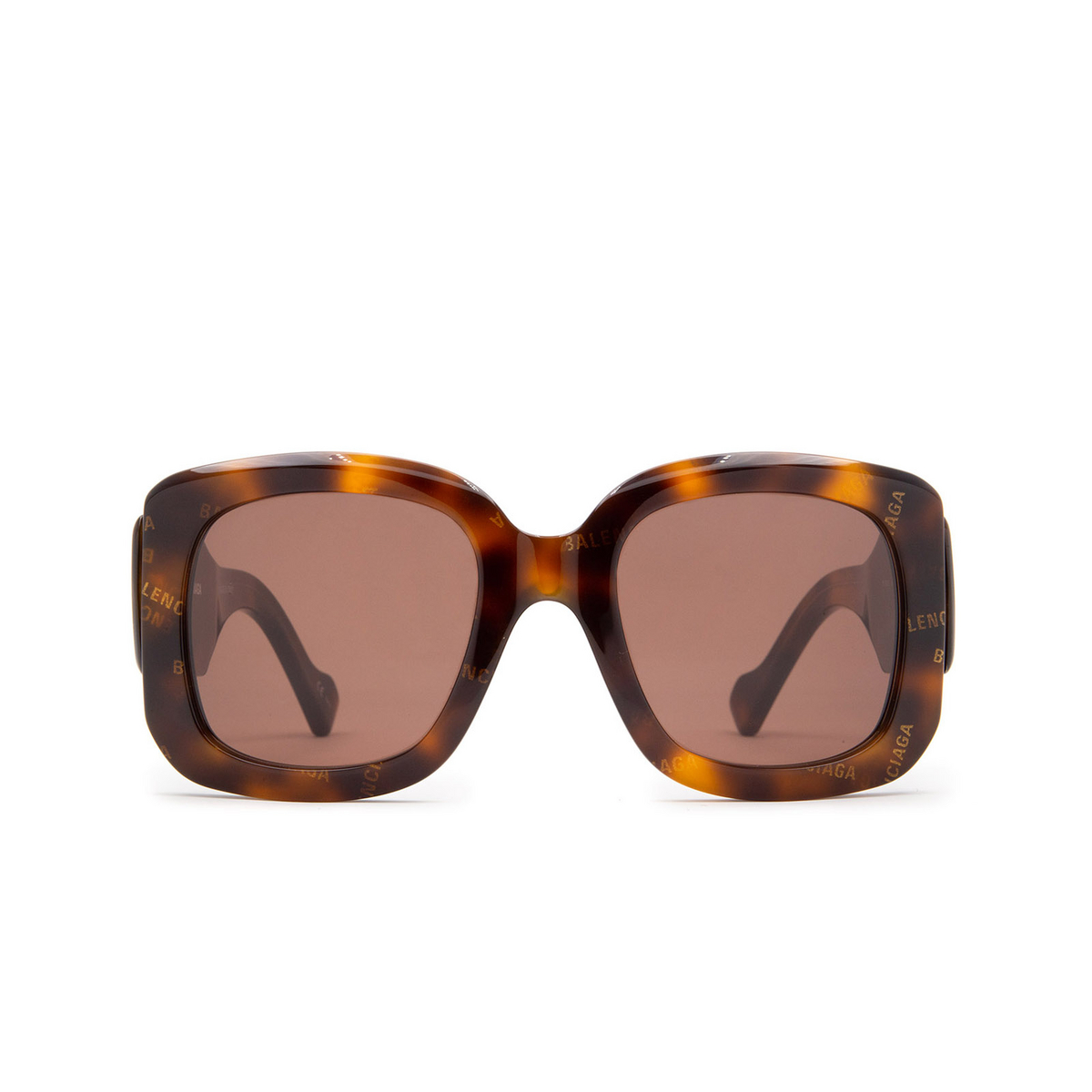 Balenciaga® Square Sunglasses: BB0069S color Havana 002 - product thumbnail 1/3.
