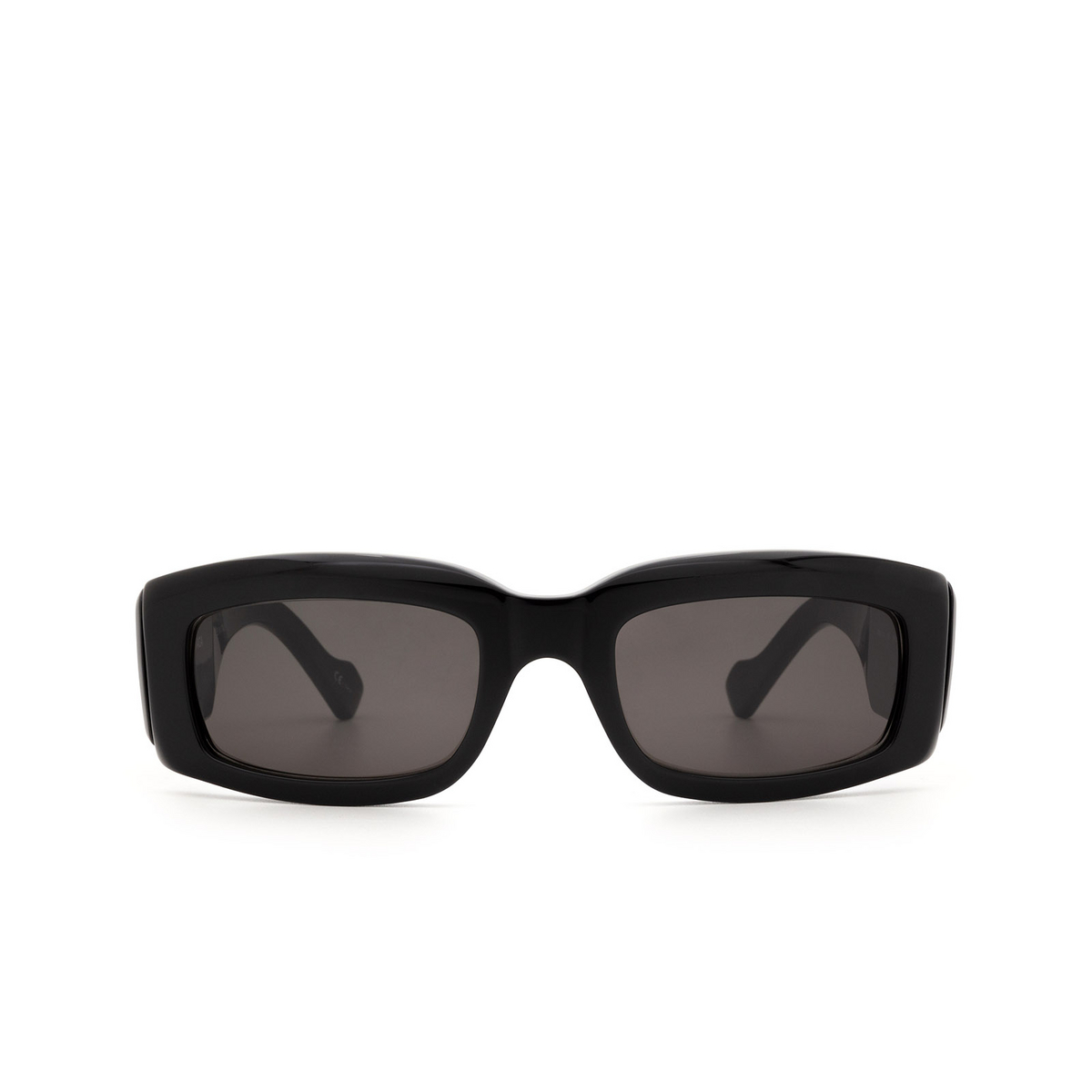 Balenciaga® Rectangle Sunglasses: BB0071S color 001 Black - 1/3
