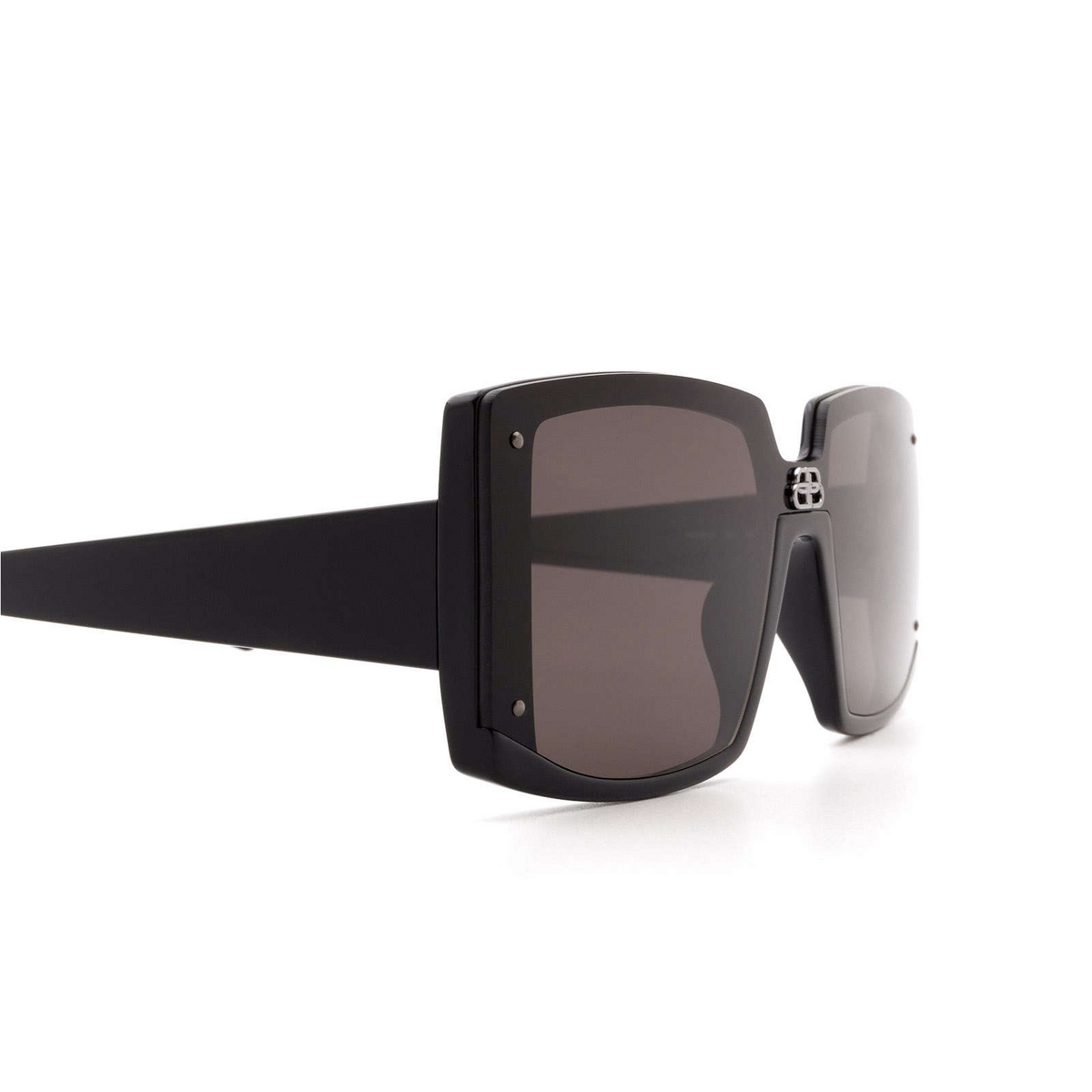 Balenciaga® Square Sunglasses: BB0081S color Black 001 - product thumbnail 3/3.