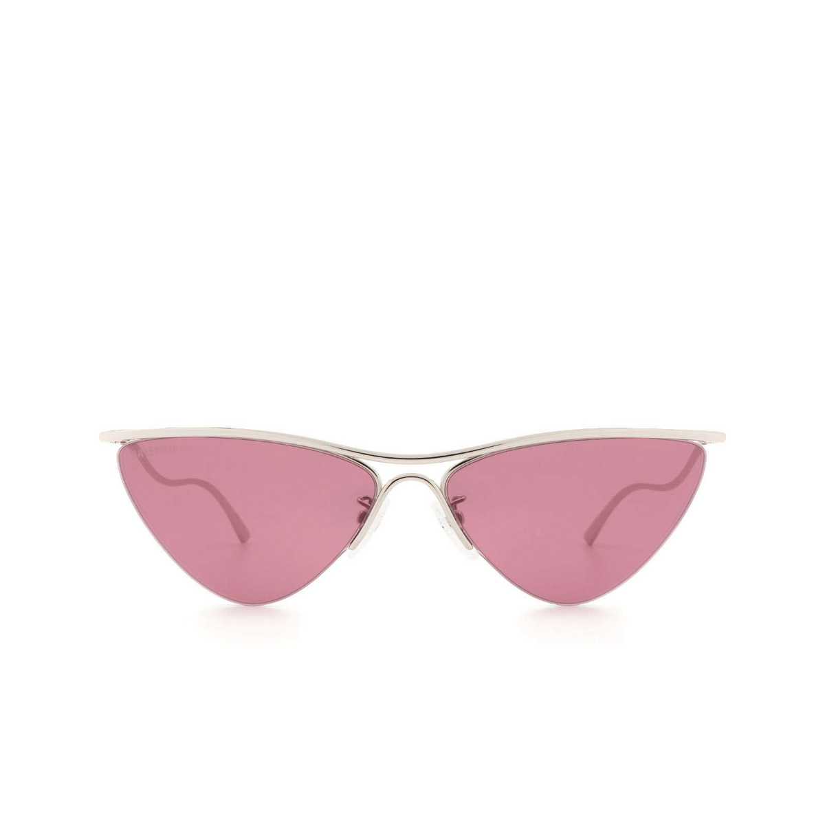 Balenciaga® Irregular Sunglasses: BB0093S color 003 Silver - product thumbnail 1/3