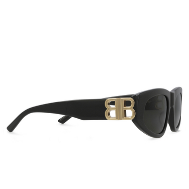 Balenciaga BB0095S Sunglasses 001 black - three-quarters view
