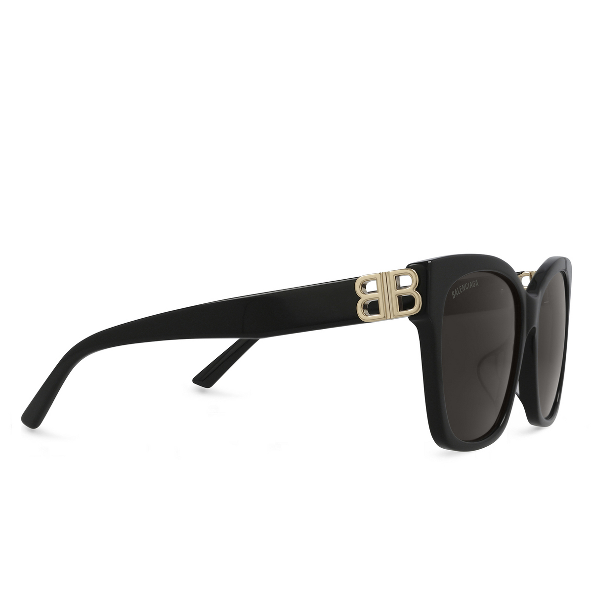 Balenciaga® Square Sunglasses: BB0102SA color 001 Black - 2/3