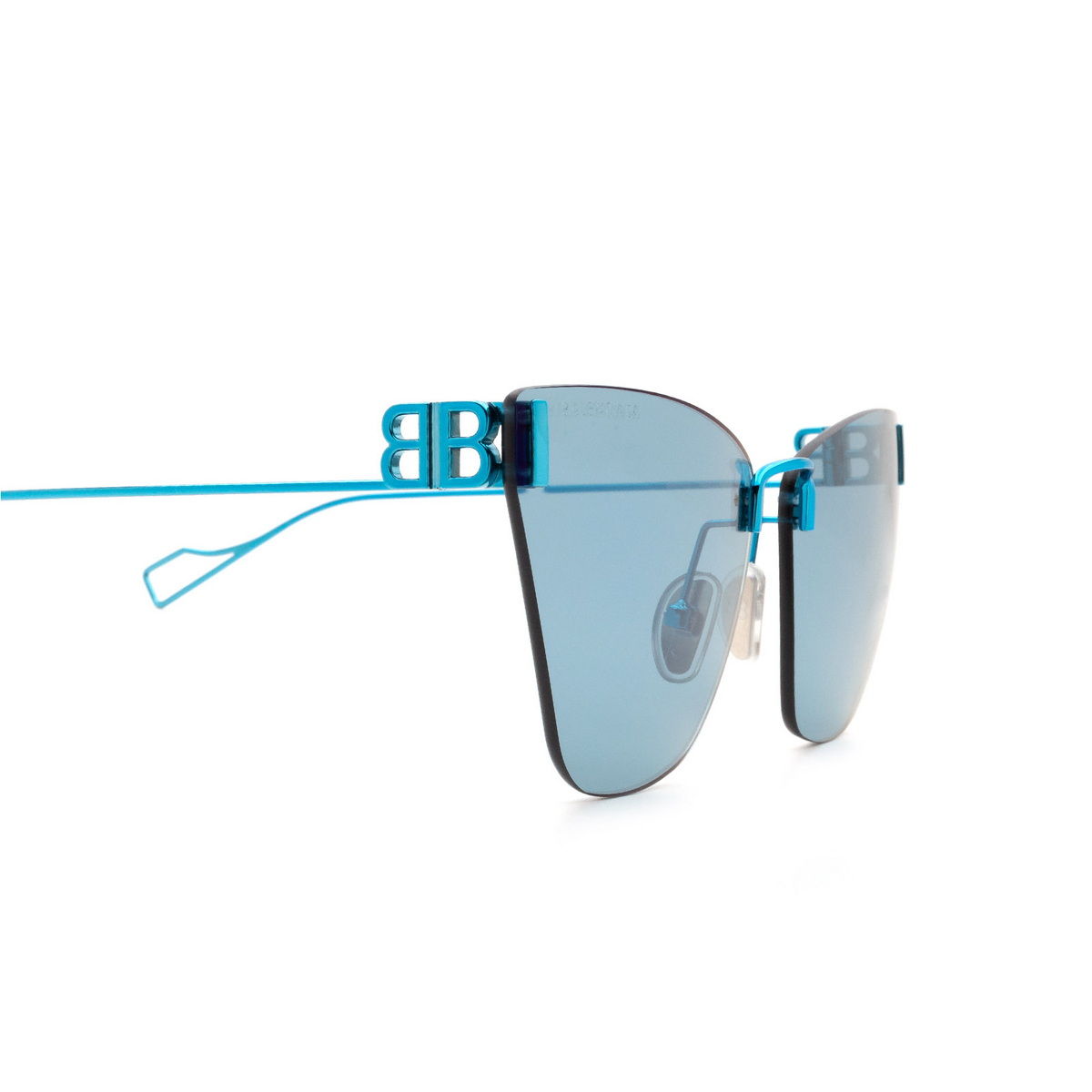 Balenciaga® Cat-eye Sunglasses: BB0111S color Light-blue 003 - product thumbnail 3/3.