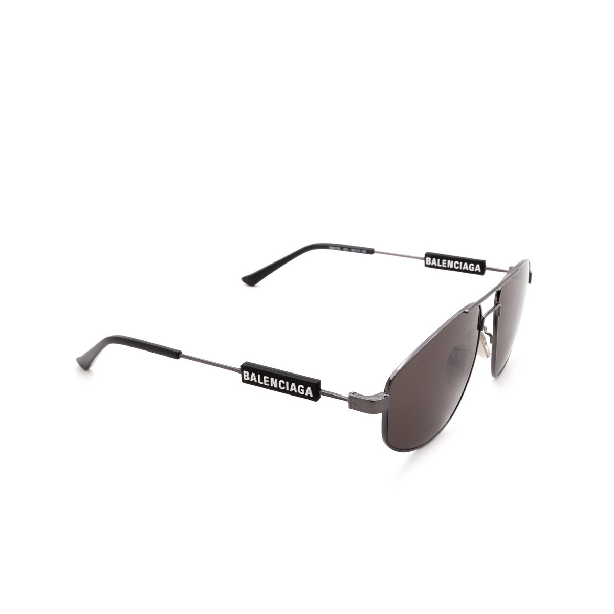 Balenciaga® Aviator Sunglasses: BB0115S color 001 Grey - 2/3
