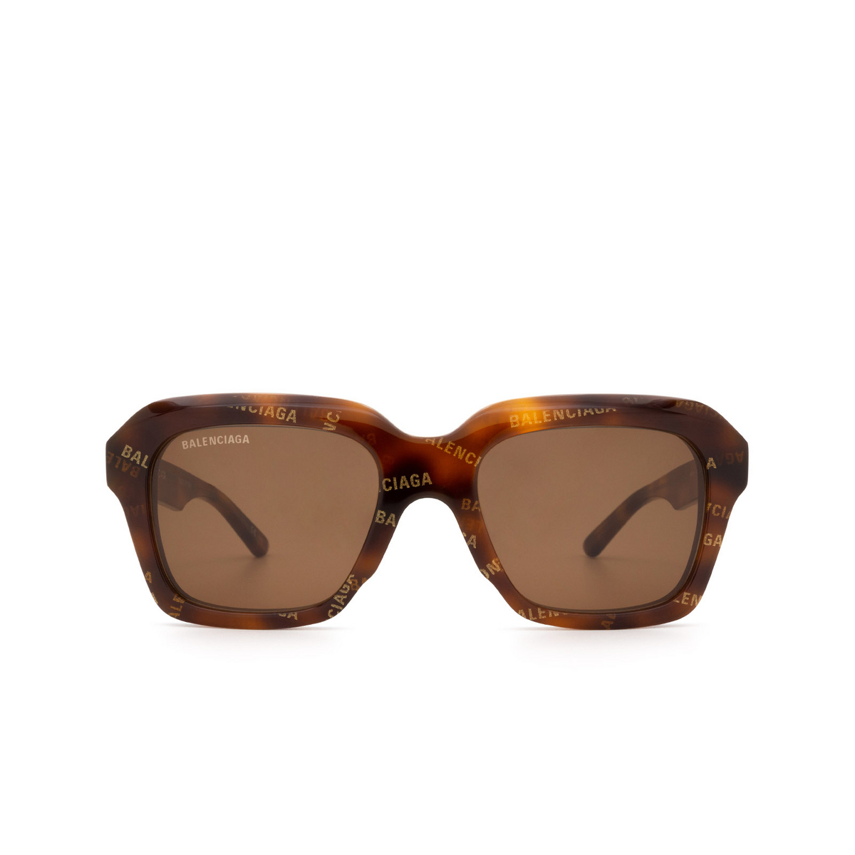 Balenciaga® Rectangle Sunglasses: BB0127S color 002 Havana - 1/3