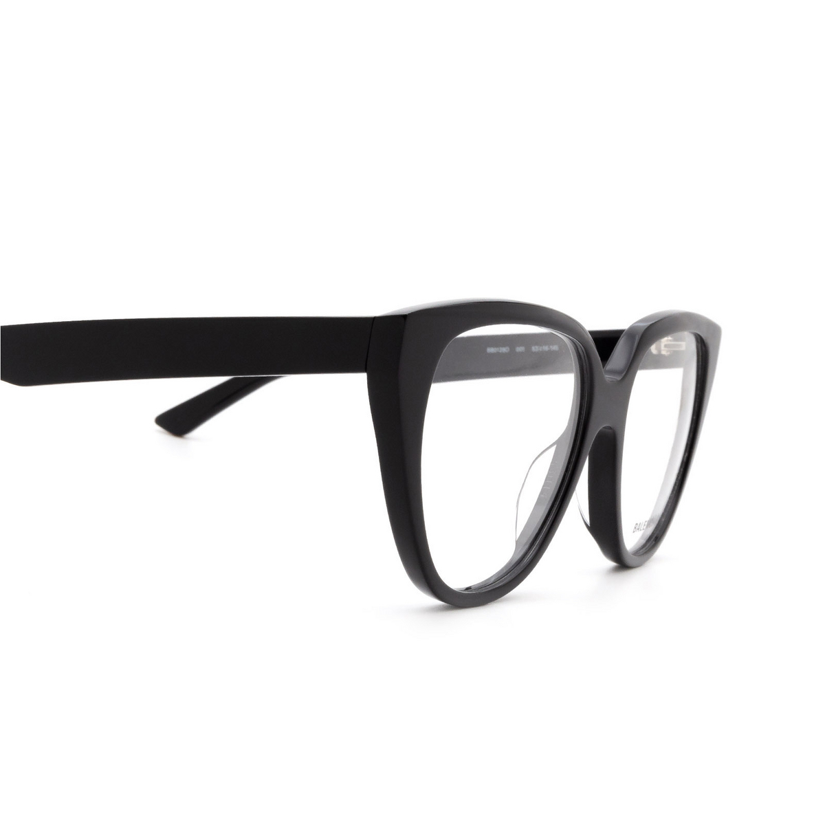 Balenciaga BB0129O Eyeglasses 001 Black - 3/4