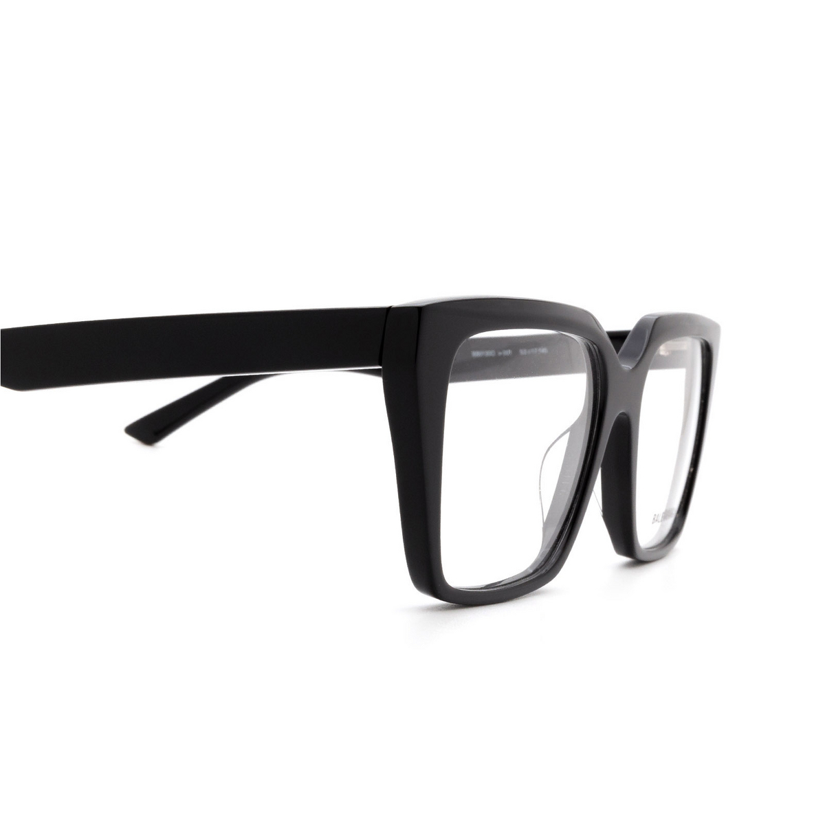 Balenciaga BB0130O Eyeglasses 001 Black - 3/4