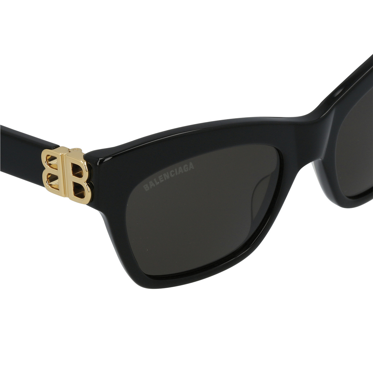 Balenciaga® Butterfly Sunglasses: BB0132S color Black 001 - product thumbnail 3/4.