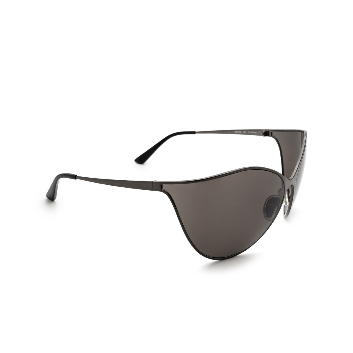 Balenciaga® Cat-eye Sunglasses: BB0137S color 001 Grey - 2/3