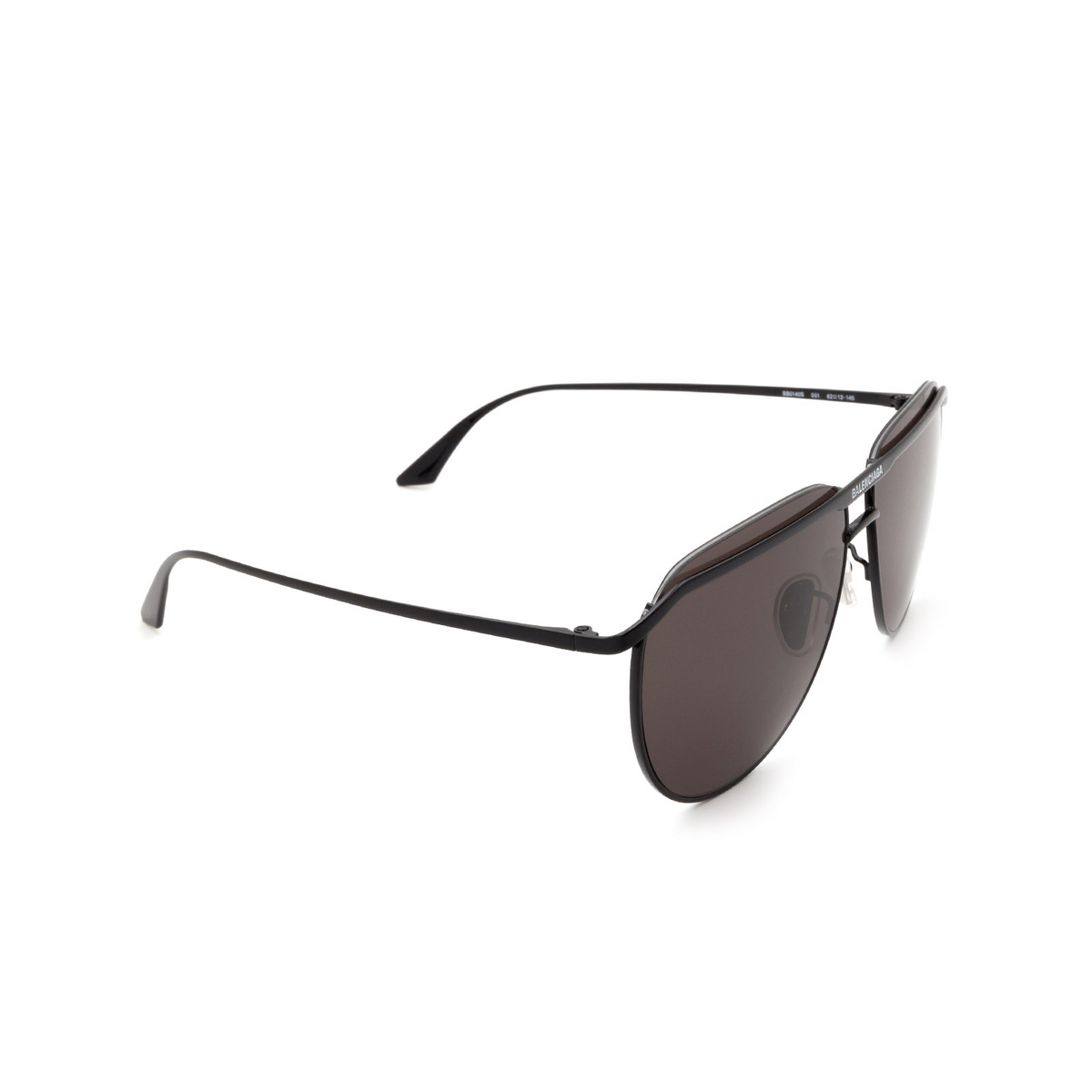 Balenciaga® Aviator Sunglasses: BB0140S color 001 Black - product thumbnail 2/3