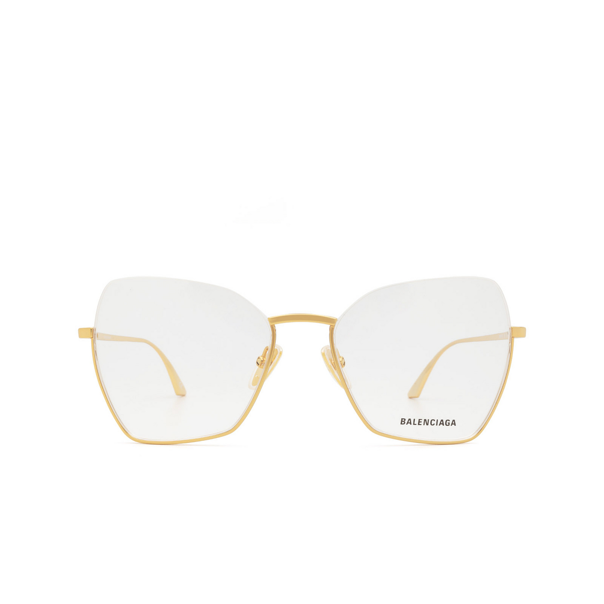 Balenciaga BB0142O Eyeglasses 002 Gold - front view
