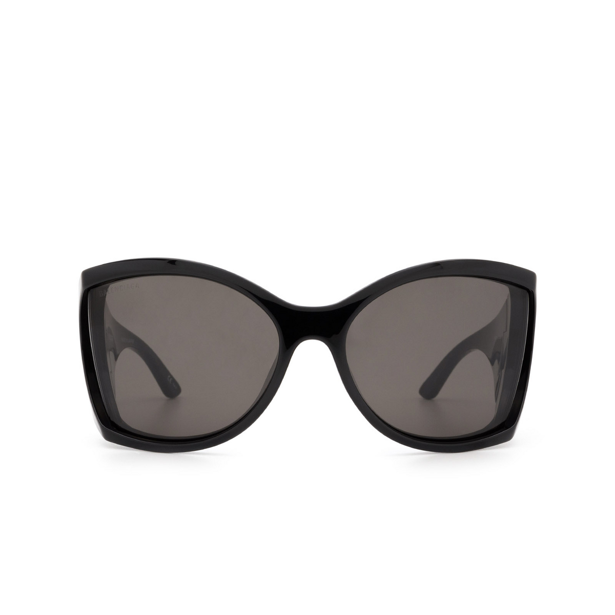 Balenciaga® Irregular Sunglasses: BB0154S color Black 001 - front view.