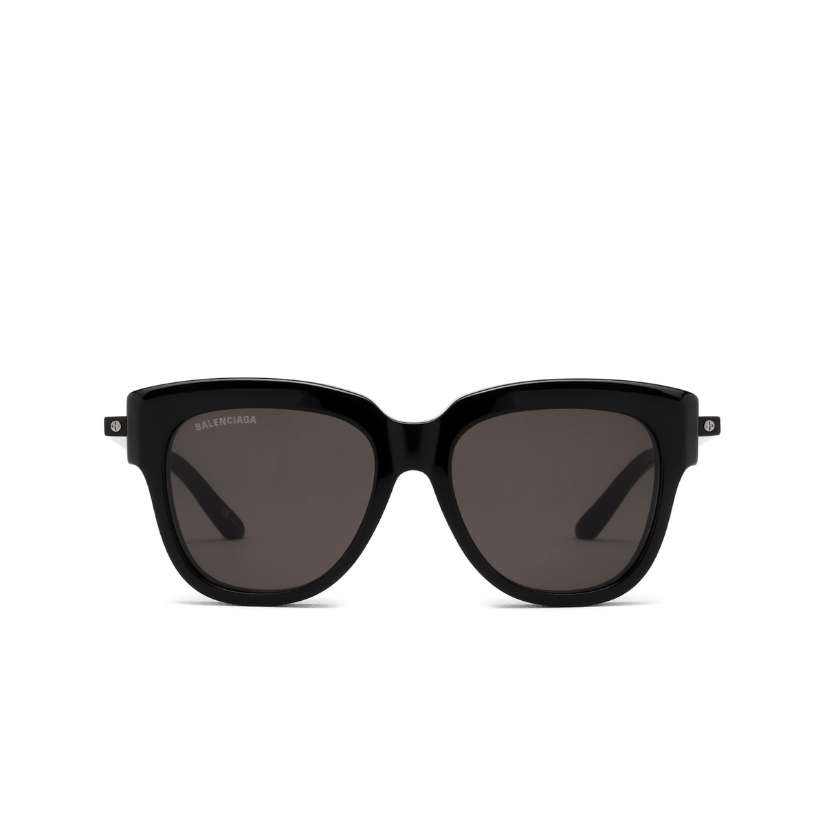 Balenciaga® Square Sunglasses: BB0160S color Black 001 - front view.