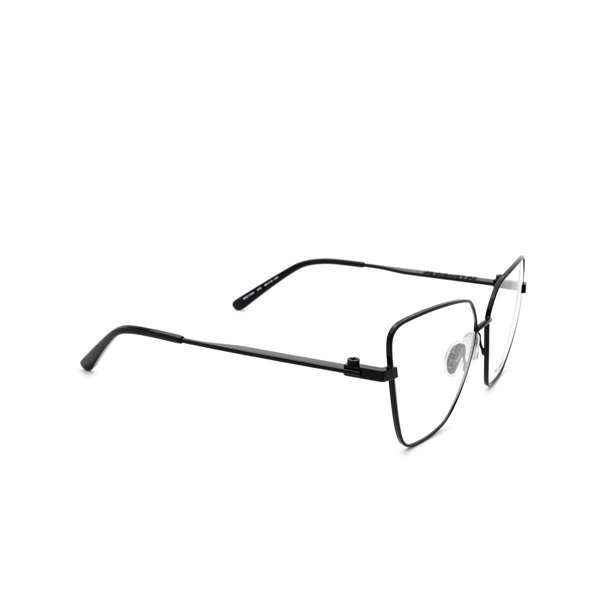 Balenciaga BB0170O Eyeglasses 003 Black - three-quarters view