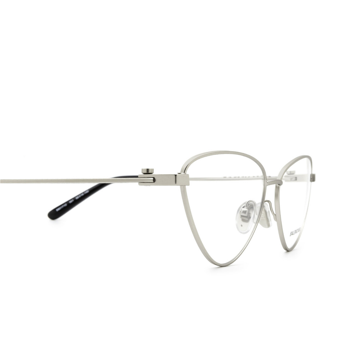 Balenciaga BB0171O Eyeglasses 001 Silver - 3/4