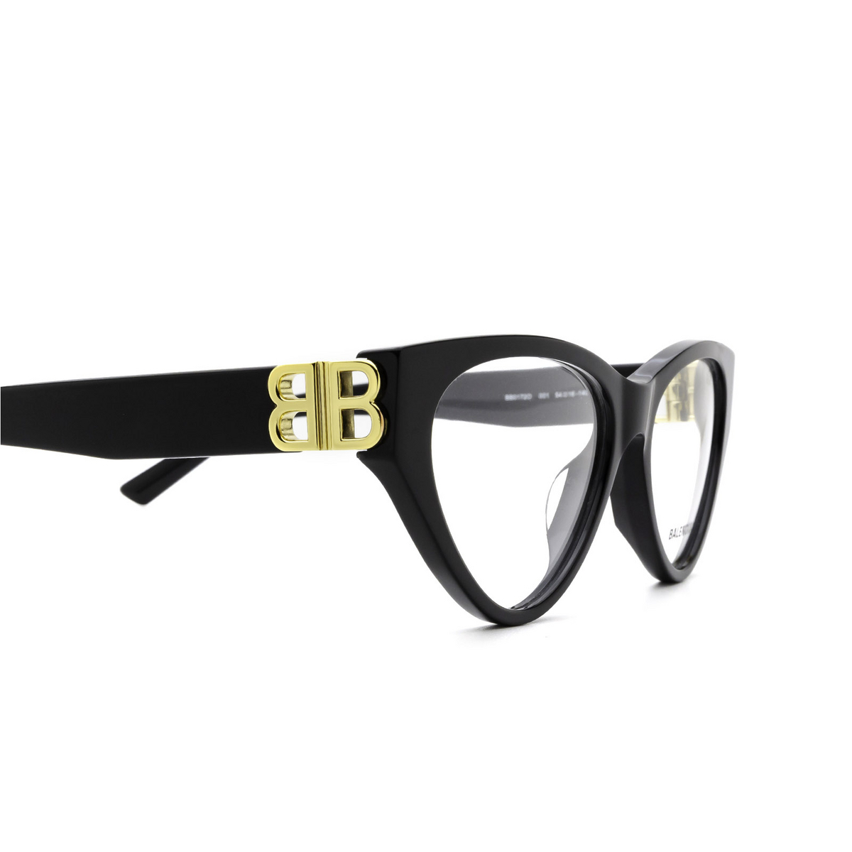 Balenciaga BB0172O Eyeglasses 001 Black - 3/4