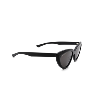 Balenciaga BB0182S Sunglasses 001 black - three-quarters view
