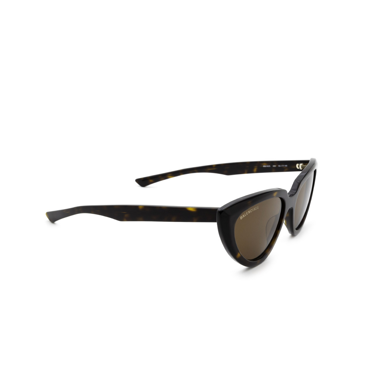 Balenciaga BB0182S Sunglasses 002 Havana - three-quarters view