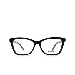 Balenciaga® Rectangle Eyeglasses: BB0186O color Black 001.